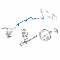 OEM 2013 Hyundai Genesis Hose Assembly-Vacuum Diagram - 59140-3M900