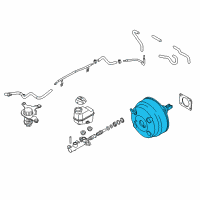 OEM 2014 Hyundai Genesis Booster Assembly-Brake Diagram - 59110-3M900