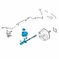 OEM 2010 Hyundai Genesis Cylinder Assembly-Brake Master Diagram - 58510-3M000