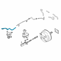 OEM Hyundai Genesis Hose Assembly-Vacuum Diagram - 59132-3M900