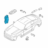 OEM 2016 Ford Mustang Control Module Diagram - GR3Z-15604-D