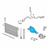 OEM 2022 GMC Terrain AC Hoses Diagram - 84794652