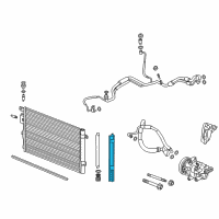 OEM 2022 GMC Terrain Condenser Seal Diagram - 23270554