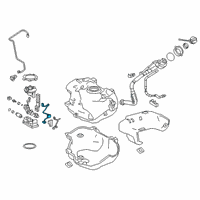 OEM 2020 Toyota Prius AWD-e Fuel Gauge Sending Unit Diagram - 83320-10270