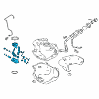 OEM Toyota Prius Fuel Pump Diagram - 77020-47180