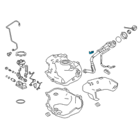 OEM 2019 Toyota Prius AWD-e Filler Pipe Clamp Diagram - 77285-06510