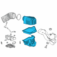 OEM Dodge Air Cleaner Diagram - 4861729AB