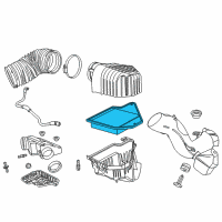 OEM Ram C/V Filter-Air Diagram - 4861737AB