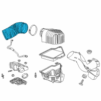 OEM Dodge Grand Caravan Duct Diagram - 4861732AC