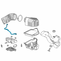 OEM 2012 Ram C/V Hose-Make Up Air Diagram - 5184162AG