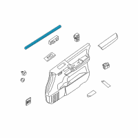 OEM Nissan Pathfinder Armada Seal Assy-Front Door Inside RH Diagram - 80834-ZE00A