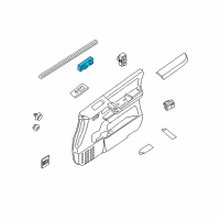 OEM Nissan Armada Switch Assy-Power Window, Assist Diagram - 25411-ZQ00A