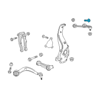 OEM 2017 Cadillac CT6 Upper Control Arm Bolt Diagram - 11547969