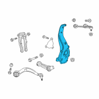 OEM Cadillac Knuckle Diagram - 84193259