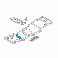 OEM Dodge Durango Transfer Case Mount Diagram - 52020253AB