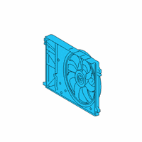 OEM 2022 Lexus ES250 Fan Assembly, W/MOTOR Diagram - 16360-31510