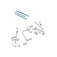 OEM 1994 Toyota Corolla Blade Diagram - 85212-YZZ15-TM