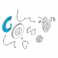 OEM 2020 BMW 540i Protection Plate Right Diagram - 34-11-7-991-036