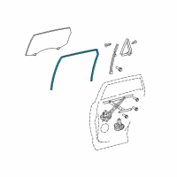 OEM 2015 Toyota Venza Run Channel Diagram - 68142-0T010