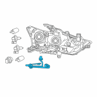 OEM Nissan Maxima Harness Assy-Headlamp Diagram - 26038-4RF3A