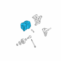OEM 1999 Nissan Pathfinder Reman Alternator Assembly Diagram - 2310M-0W002RW