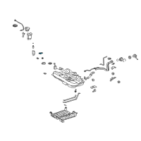 OEM 2002 Lexus ES300 Fuel Pump Filter Diagram - 23217-0C010