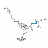 OEM 2009 Lexus ES350 Pipe Sub-Assy, Fuel Tank Filler Diagram - 77201-33271