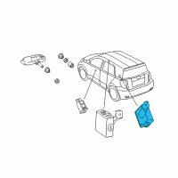 OEM 2014 Scion xD Receiver Diagram - 89760-52010