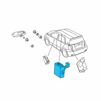 OEM Scion Control Module Diagram - 89769-52010