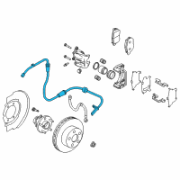 OEM 2006 Infiniti FX45 Sensor Assembly-Anti SKID, Front R Diagram - 47910-CG00A