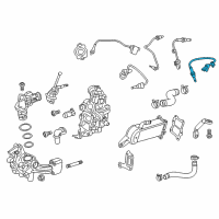 OEM 2021 Chevrolet Express 3500 Temperature Sensor Diagram - 55499760
