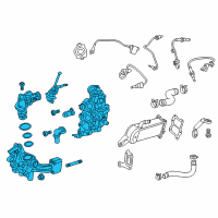 OEM 2020 GMC Canyon EGR Valve Diagram - 12640017