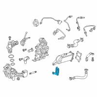 OEM 2018 GMC Savana 3500 EGR Valve Gasket Diagram - 12641663