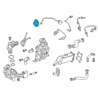 OEM 2017 GMC Savana 2500 Gasket-EGR Pipe (EGR Side) Diagram - 12641665