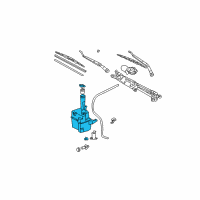 OEM 2002 Toyota Solara Washer Reservoir Diagram - 85315-06080