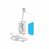 OEM GMC Terrain Side Cover Gasket Diagram - 24234281