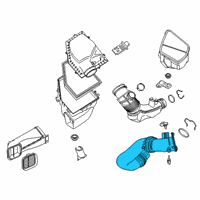 OEM 2019 BMW 330i xDrive Charge Air Line Diagram - 13-71-8-601-683