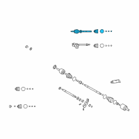 OEM 2008 Hyundai Sonata Joint & Shaft Kit-Front Axle Wheel, LH Diagram - 49580-0A410