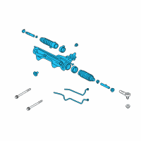 OEM 2011 Ford F-150 Gear Assembly Diagram - EU2Z-3V504-BRM