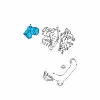 OEM 2008 Mercury Mariner Air Inlet Tube Diagram - 8L8Z-9B659-B