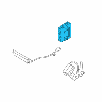 OEM Kia Forte Module Assembly-Smart Key Diagram - 954101M200