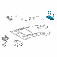 OEM 2018 Lexus IS300 Lamp Assy, Spot Diagram - 81360-53030-A1