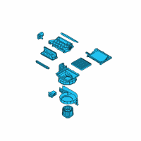 OEM 2017 Hyundai Azera Blower Unit Diagram - 97100-3VAA0