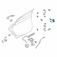 OEM 2013 Ford Fusion Door Check Diagram - DS7Z-5427204-A