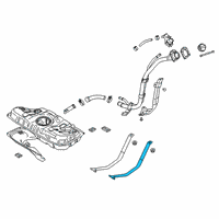 OEM Hyundai Veloster Band Assembly-Fuel Tank LH Diagram - 31210-J3000