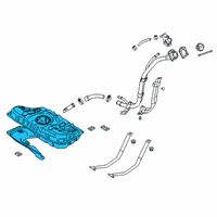 OEM Hyundai Veloster N Tank Assembly-Fuel Diagram - 31150-J3600