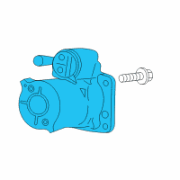 OEM 2010 Dodge Nitro Starter Motor Diagram - 4801854AA