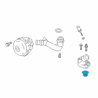 OEM 2017 Nissan Titan XD Thermostat Assembly Diagram - 21200-EZ40A