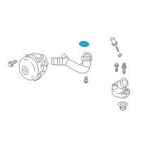 OEM 2016 Nissan Titan XD Seal-O Ring Diagram - 21049-EZ40D