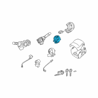 OEM Toyota Steering Sensor Assembly Diagram - 89245-48030